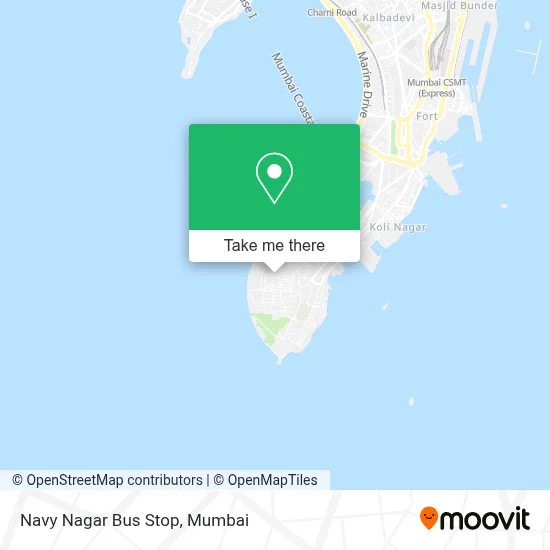 Navy Nagar Bus Stop map