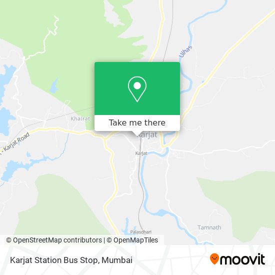 Karjat Station Bus Stop map