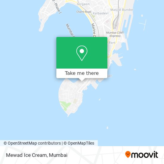 Mewad Ice Cream map