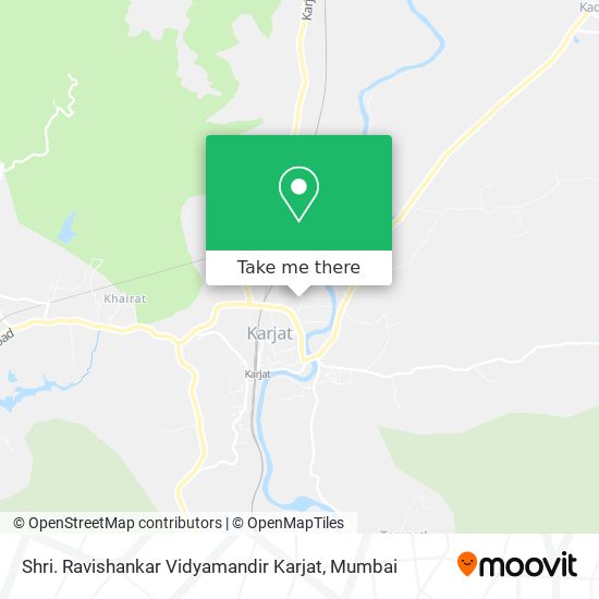 Shri. Ravishankar Vidyamandir Karjat map