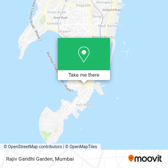 Rajiv Gandhi Garden map