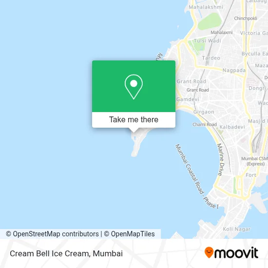 Cream Bell Ice Cream map