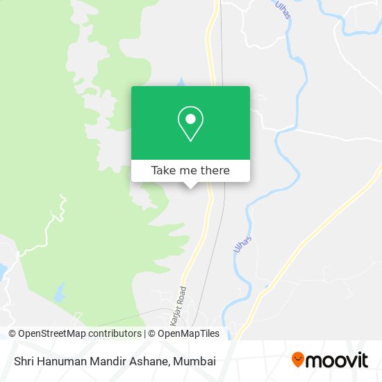 Shri Hanuman Mandir Ashane map