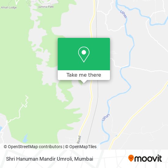 Shri Hanuman Mandir Umroli map