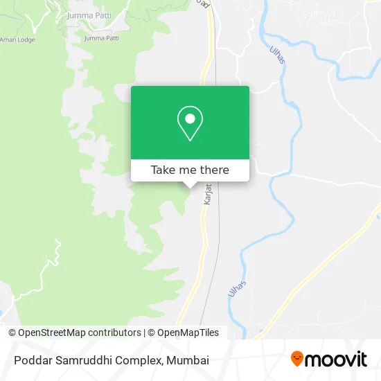 Poddar Samruddhi Complex map