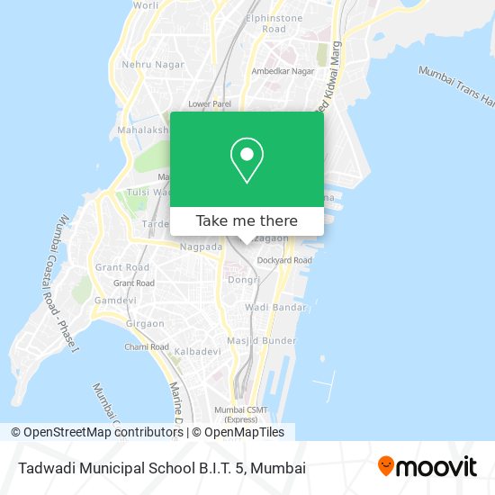 Tadwadi Municipal School B.I.T. 5 map