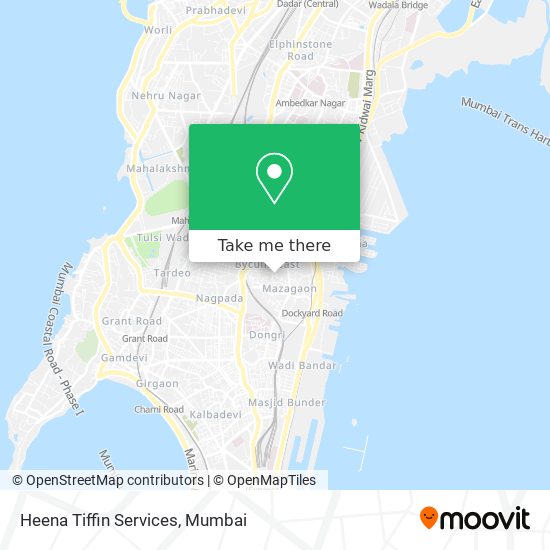 Heena Tiffin Services map