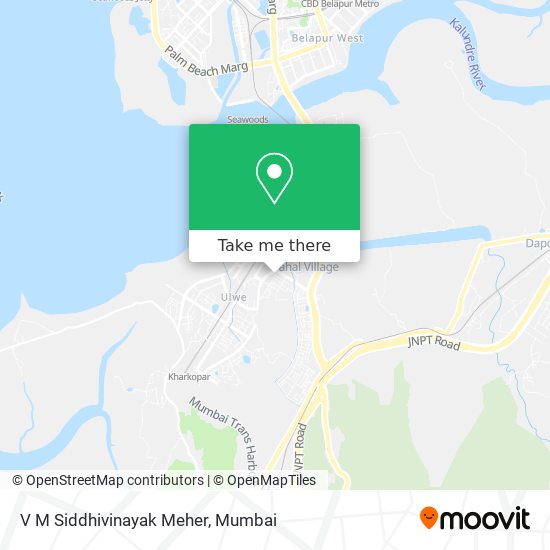 V M Siddhivinayak Meher map