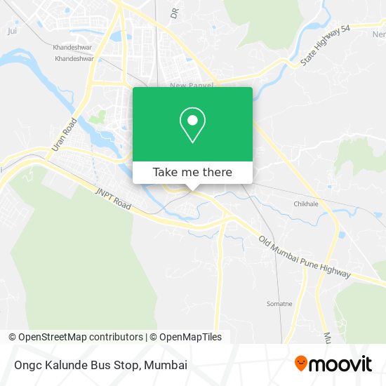 Ongc Kalunde Bus Stop map