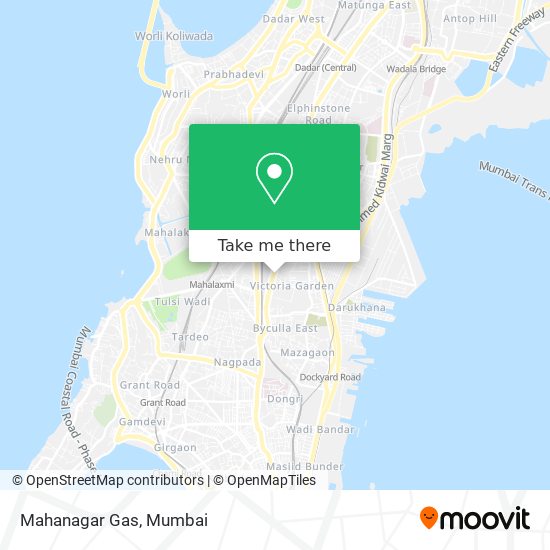 Mahanagar Gas map