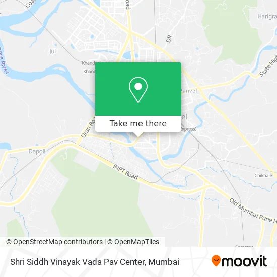 Shri Siddh Vinayak Vada Pav Center map