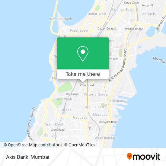 Axis Bank map