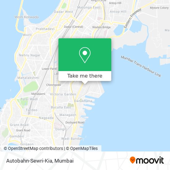 Autobahn-Sewri-Kia map