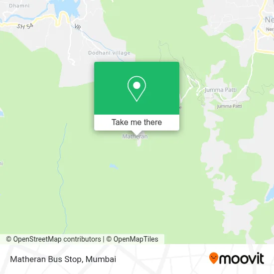 Matheran Bus Stop map