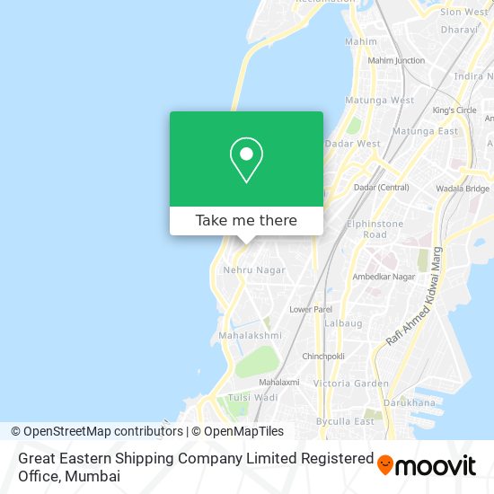 Great Eastern Shipping Company Limited Registered Office map