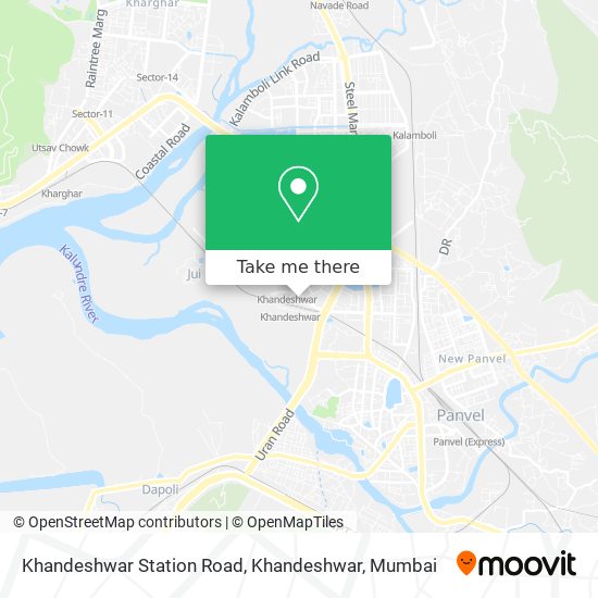 Khandeshwar Station Road, Khandeshwar map