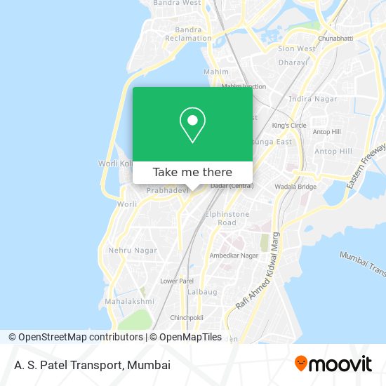 A. S. Patel Transport map