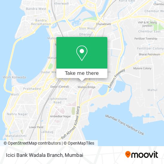 Icici Bank Wadala Branch map