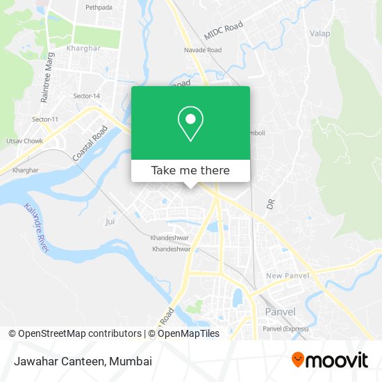Jawahar Canteen map
