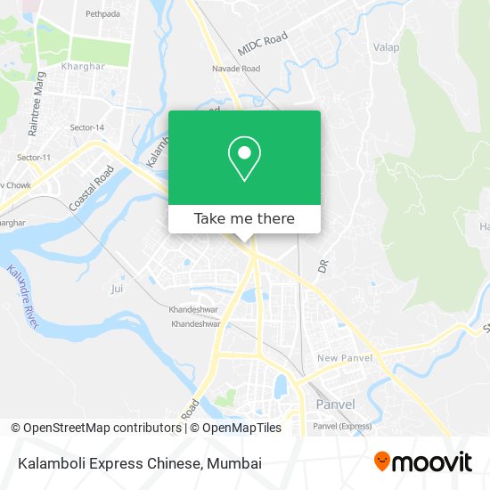 Kalamboli Express Chinese map