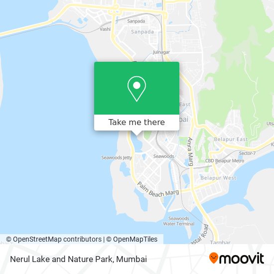 Nerul Lake and Nature Park map