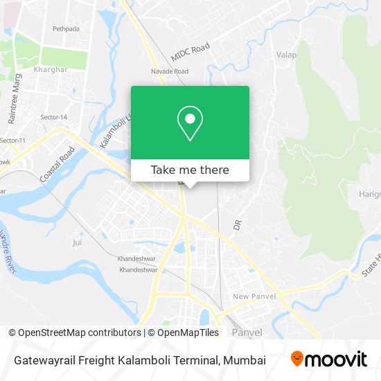 Gatewayrail Freight Kalamboli Terminal map