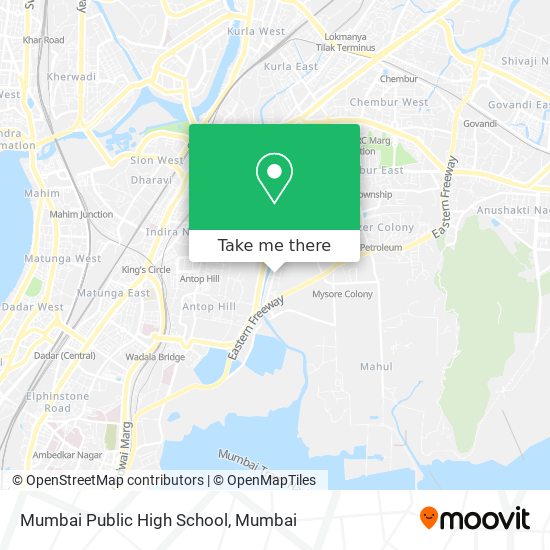 Mumbai Public High School map