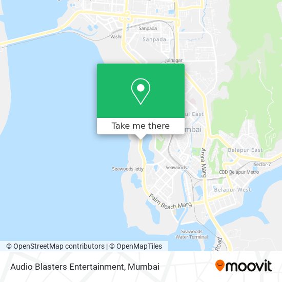 Audio Blasters Entertainment map