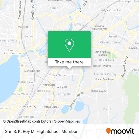 Shri S. K. Roy M. High School map