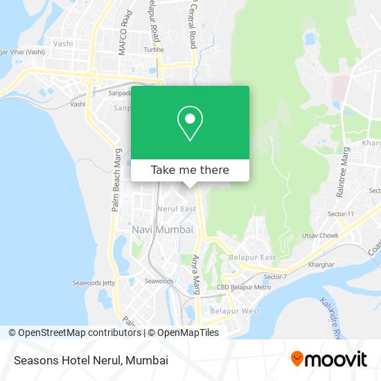 Seasons Hotel Nerul map