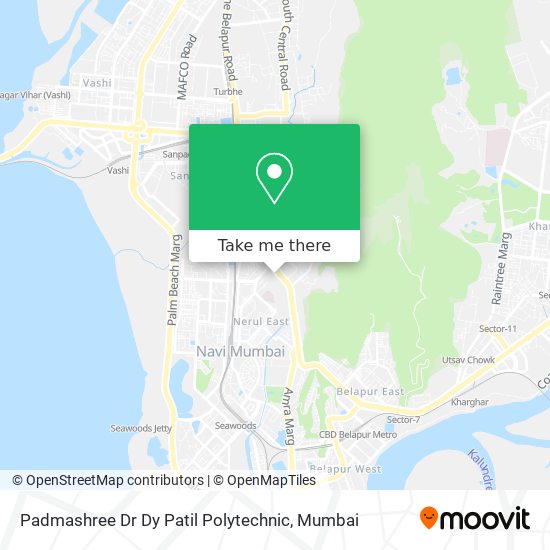 Padmashree Dr Dy Patil Polytechnic map