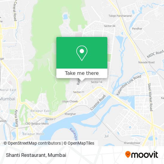 Shanti Restaurant map