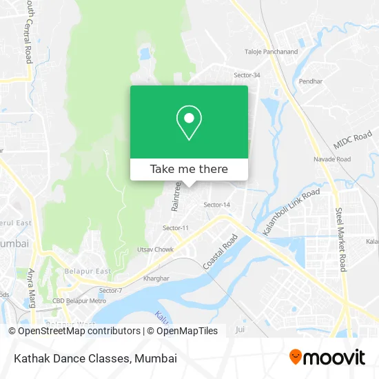 Kathak Dance Classes map