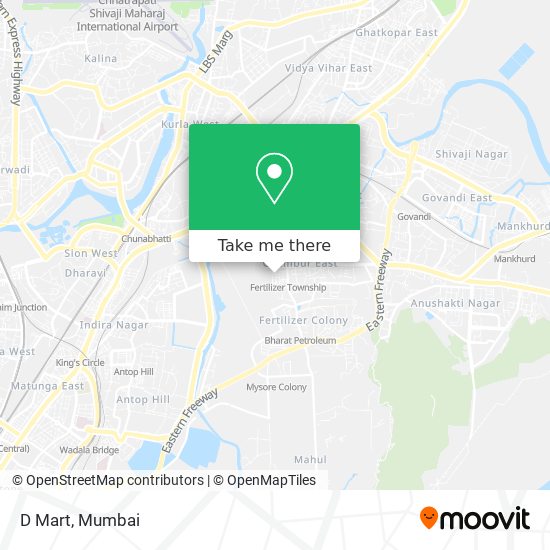 D Mart map