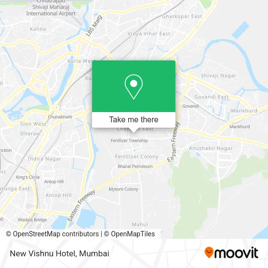 New Vishnu Hotel map
