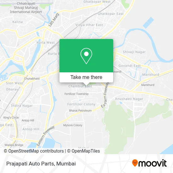 Prajapati Auto Parts map