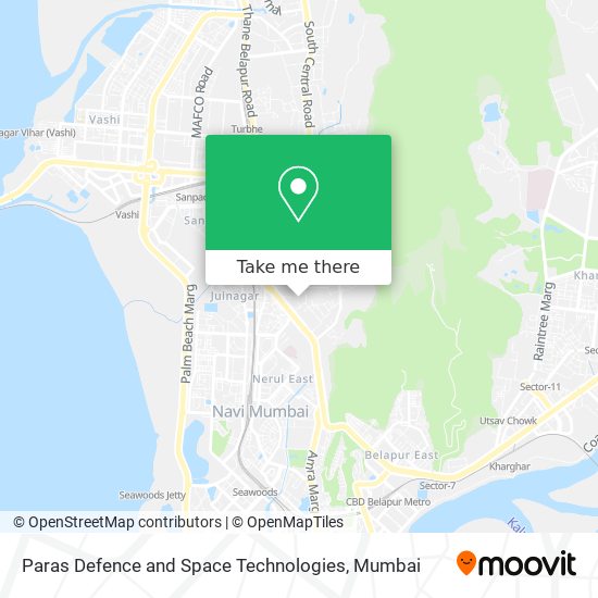 Paras Defence and Space Technologies map