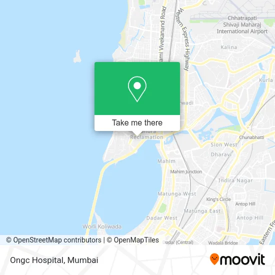 Ongc Hospital map