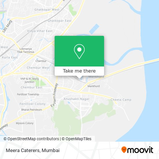 Meera Caterers map