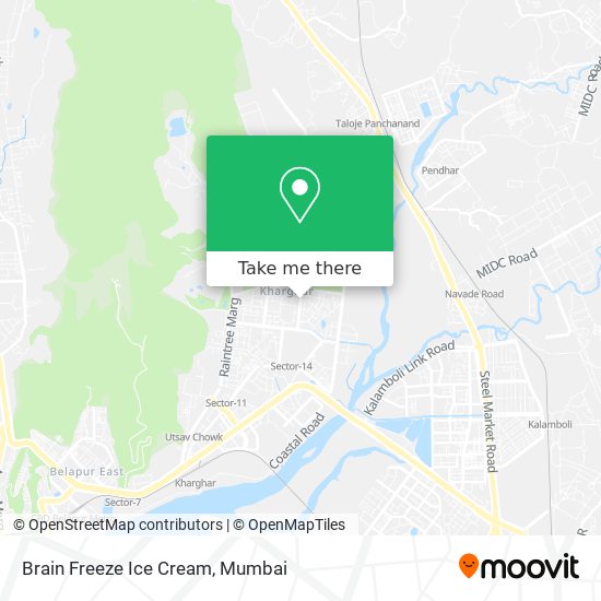 Brain Freeze Ice Cream map