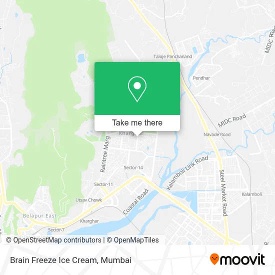 Brain Freeze Ice Cream map