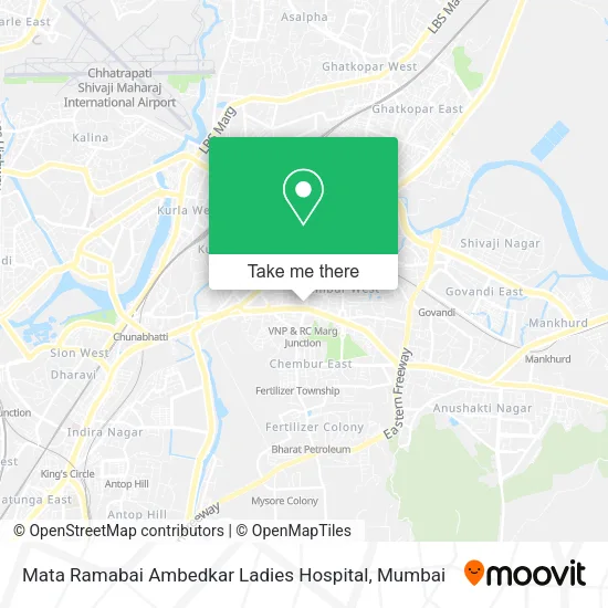 Mata Ramabai Ambedkar Ladies Hospital map