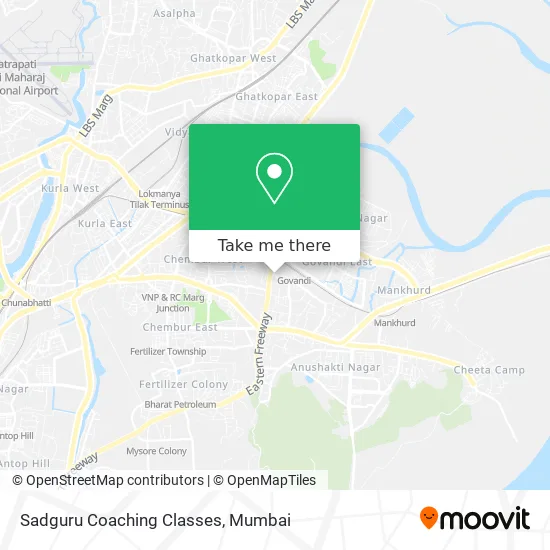 Sadguru Coaching Classes map