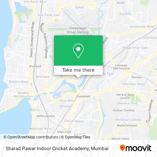 Sharad Pawar Indoor Cricket Academy map