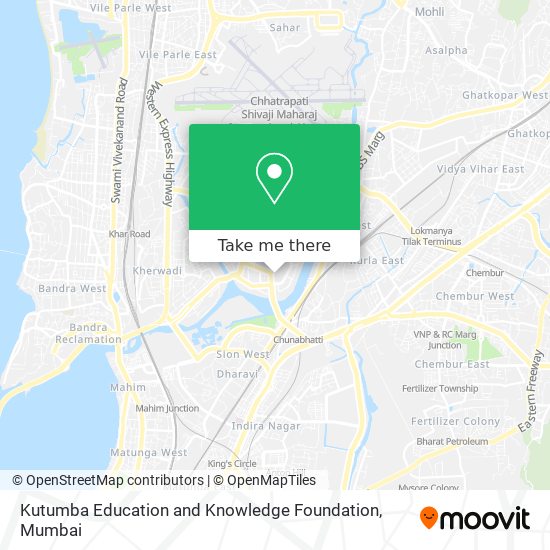 Kutumba Education and Knowledge Foundation map