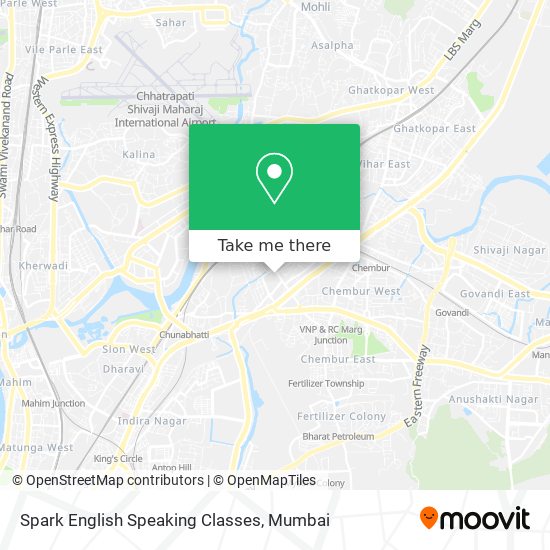 Spark English Speaking Classes map