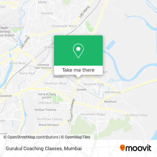 Gurukul Coaching Classes map