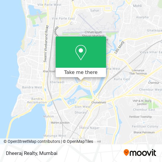 Dheeraj Realty map