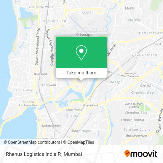 Rhenus Logistics India P. map