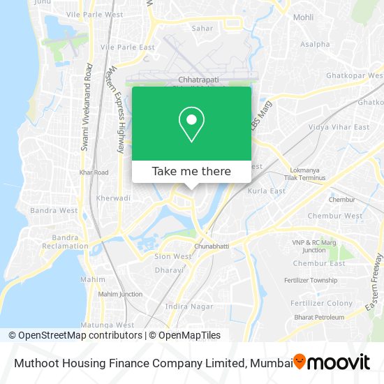 Muthoot Housing Finance Company Limited map